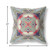 20” Sage Pink Geo Tribal Indoor Outdoor Throw Pillow