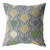 20” Gray Gold Ogee Indoor Outdoor Throw Pillow