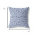 18” Navy White Geostar Indoor Outdoor Throw Pillow