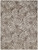 9' X 12' Brown And Ivory Palm Leaf Indoor Outdoor Area Rug
