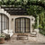 9' X 12' Brown And Ivory Palm Leaf Indoor Outdoor Area Rug