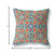 18" Orange Green Cloverleaf Indoor Outdoor Throw Pillow