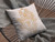 16” Gold White Hamsa Indoor Outdoor Throw Pillow