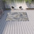10' X 13' Ivory And Blue Indoor Outdoor Area Rug