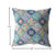 16" X 16" Blue Geometric Indoor Outdoor Throw Pillow