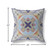 20” Navy Sage Geo Tribal Indoor Outdoor Throw Pillow