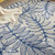 4' Navy Blue And Ivory Round Botanical Leaves Indoor Outdoor Area Rug - Navy Blue, Ivory