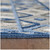 8' Round Blue And Gray Round Abstract Stain Resistant Indoor Outdoor Area Rug