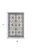 4' X 6' Ivory And Blue Floral Indoor Outdoor Area Rug