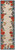 6' Ivory Blue And Orange Floral Indoor Outdoor Runner Rug - Ivory, Blue, Orange