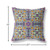 20" Purple Orange Cloverleaf Indoor Outdoor Throw Pillow