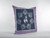 26” Navy Purple Horse Indoor Outdoor Throw Pillow