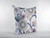 18” White Yellow Floral Indoor Outdoor Throw Pillow