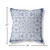 20” Blue Gray Geostar Indoor Outdoor Throw Pillow