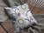 26” White Yellow Floral Indoor Outdoor Throw Pillow