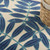 7' X 10' Navy Blue And Beige Botanical Leaves Indoor Outdoor Area Rug