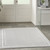 5' Gray And Ivory Square Indoor Outdoor Area Rug