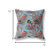 18” Coral Blue Tropical Indoor Outdoor Throw Pillow