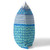 18” Turquoise Blue Patch Indoor Outdoor Throw Pillow