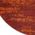 4' Red And Orange Round Abstract Indoor Outdoor Area Rug