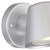 Brushed Silver LED Short Cone Wall Light - 808230014435