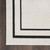 8' Ivory And Black Indoor Outdoor Runner Rug