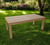 47" Natural Solid Wood Outdoor Coffee Table