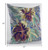 26” Terracotta Hibiscus Indoor Outdoor Throw Pillow
