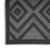 2' X 4' Charcoal And Black Geometric Indoor Outdoor Area Rug