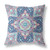 20" X 20" Blue And Pink Blown Seam Geometric Indoor Outdoor Throw Pillow Cover & Insert