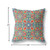 26" Orange Green Cloverleaf Indoor Outdoor Throw Pillow