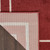 5' X 7' Brick Red And Ivory Indoor Outdoor Area Rug