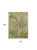 10' X 14' Ivory And Green Palm Leaf Indoor Outdoor Area Rug - Ivory, Green