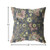 16” Gray Pink Jacobean Indoor Outdoor Throw Pillow