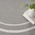 8' Gray And Ivory Round Indoor Outdoor Area Rug