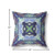 26” Blue Green Geo Tribal Indoor Outdoor Throw Pillow