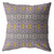 26” Purple Yellow Geofloral Indoor Outdoor Throw Pillow