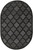 6' X 9' Charcoal And Black Trellis Indoor Outdoor Area Rug