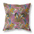 26” Magenta Gold Tropical Indoor Outdoor Throw Pillow