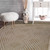 9' X 12' Beige Geometric Stain Resistant Indoor Outdoor Area Rug - Beige
