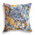 20" Orange Indigo Springtime Indoor Outdoor Throw Pillow