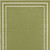 2' X 4' Green And Ivory Indoor Outdoor Area Rug