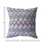 26” Purple Gray Hatch Indoor Outdoor Throw Pillow