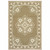 5' X 8' Tan Oriental Stain Resistant Indoor Outdoor Area Rug