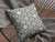 26” Gray Ogee Indoor Outdoor Throw Pillow