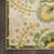 10' X 14' Ivory Green And Yellow Floral Indoor Outdoor Area Rug