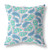 26” Green Indigo Boho Paisley Indoor Outdoor Throw Pillow