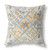 20” Gold Cream Patch Indoor Outdoor Throw Pillow