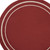 8' Brick Red And Ivory Round Indoor Outdoor Area Rug
