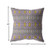 20” Purple Yellow Geofloral Indoor Outdoor Throw Pillow